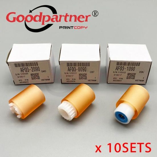 Kit Rouleau Ramassage Tampon Séparation J8H60-67903 Compatible HP M501 M506 M527