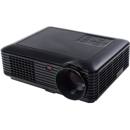 Vidéoprojecteur LED Full HD DREAMADE - 2600 Lumens - Compatible avec Ordinateur, DVD - Noir