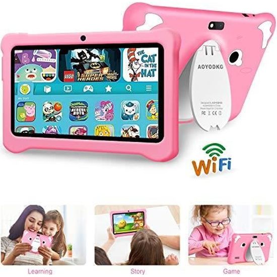 Tablette Tactile Enfant Tablette Enfant 7pouces Android 9 0 Certifie Par Google Gms Tablette Pour Enfant 3go Ram 32go Rose Cdiscount Jeux Jouets