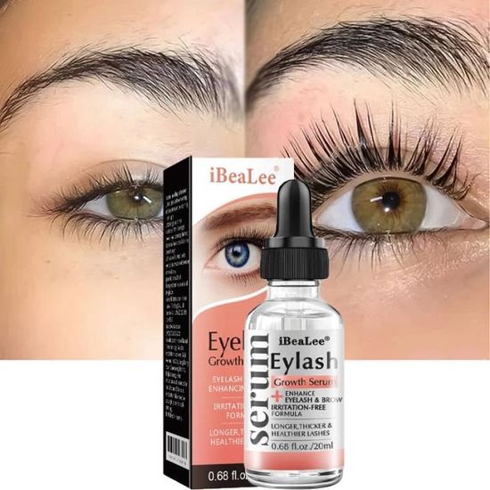 Sérum à Croissance Rapide pour Cils, Rehausseur de Cils Longs, Essence, Allongement, Nourrissant