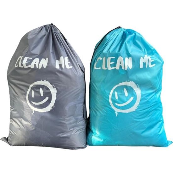 Sacs à Linge Sale Dunkwckore - 2 PCS, 40x50cm, Imperméable Pour Voyage