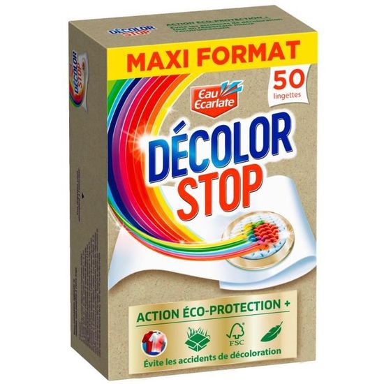 Décolor Stop - Lot De 76 Sachets Détachants 3en1,24 Détachants Action Ultime,24 Détachants Blanc,18 Couleurs Extreme ,10 Couleurs - Electroménager