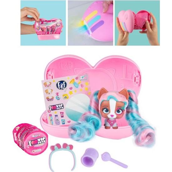 Vip Pets Mini Fans Glam Gems - 6 Figurines Surprises - IMC Toys - Neuf