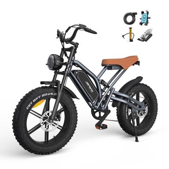 JANSNO X50 Vélo Électrique - 750W - LG Batterie Amovible 48V/14Ah - 7 vitesse SHIMANO - Roue 20’’