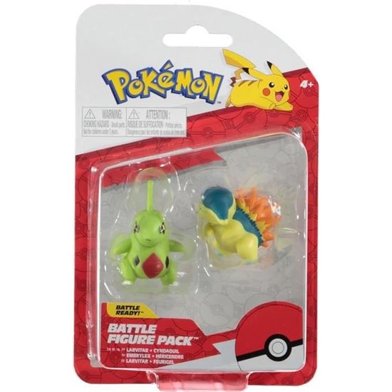 Pack de 2 figurines Pokémon - Embrylex + Héricendre - 5cm - JAZWARES