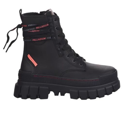 Bottes Palladium Dalva - Noir - Taille 38 - Cuir Souple à Enfiler - Quasi Neuves