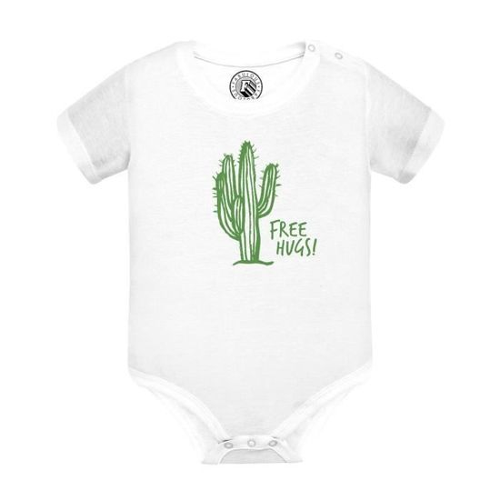 Body Bébé Manches Courtes Humour - 100% Coton, Imprimé France, Ouverture épaule/entrejambe - 7