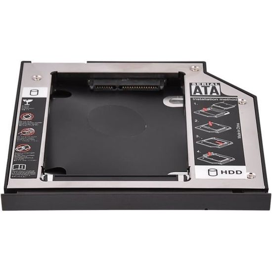 Caddy HDD/SSD Nimitz Pour Lenovo ThinkPad T400, T410, T420s, T430s, T500, W500 - Remplace Lecteur Optique - 11