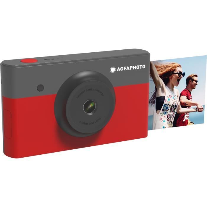 AGFA AMS23RD Mini Appareil photo imprimante 2en1 - 2*3\