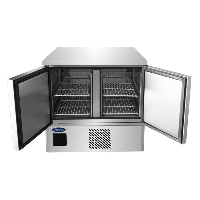 Table Réfrigérée Positive GN 1/1 - 2 Portes 210 Litres - Atosa - 759 - ESF8R