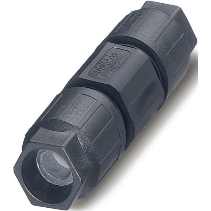Prolongateur de câble QUICKON Conditionnement: 1 pc(s) Phoenix Contact Q 0,75/4IDC/18-18KU-KU BK 1642140