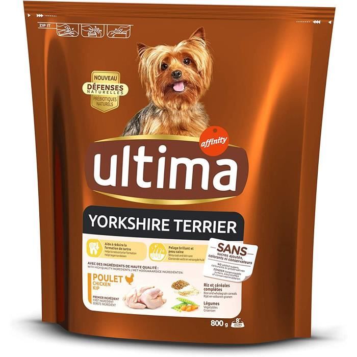 Ultima Croquettes pour Chien Mini Yorkshire Terrier avec Poulet 308831