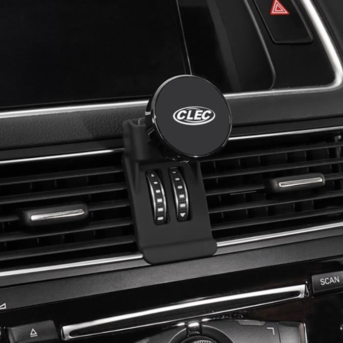 Support de téléphone magnétique de voiture, GPS, rotatif à 2017 degrés, pour Audi Q5 2016 360 2010 2011 2012 2013 - Black - MEAI1446