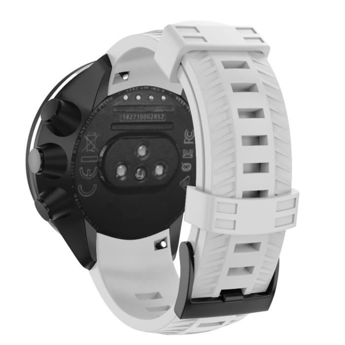 Accessoires de bracelet intelligent Sports Silicone Replacement Wristband Band Strap for SUUNTO 9- Baro Smart Watch A176