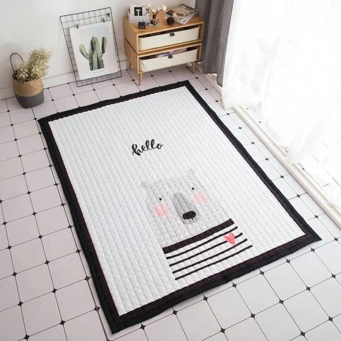 Coton tapis de rampe de jeu bébé enfant déco salon chambre 145 x195 x15mm TYPE G Ve08627