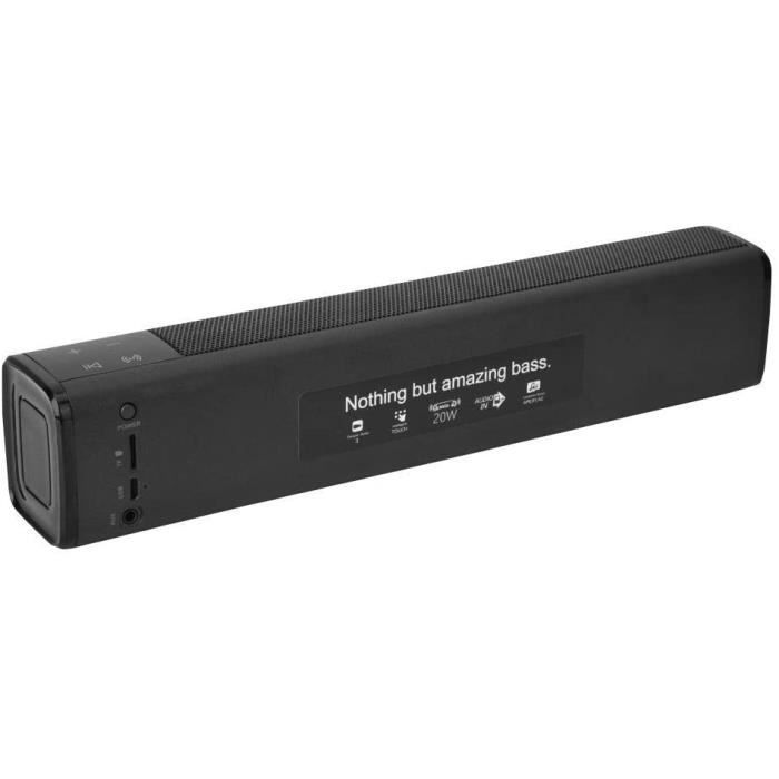 BARRE DE SON Barre De Son Bluetooth Haut-Parleur TV Haut-Parleur 3 Types D&rsquoEffets Sonores 2,0 Canaux Lecture 6H 305mm Pris604
