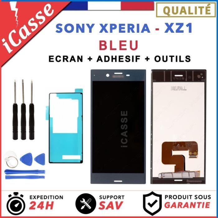 D'origine Ecran LCD Sony Xperia XZ1 G8341, G8342, G8343 BLEU + ADHESIVE + OUTILS