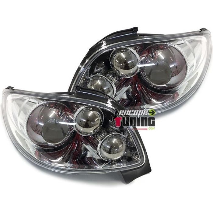 FEUX TUNING LEXUS FULL CHROM PEUGEOT 206 CC (11931)