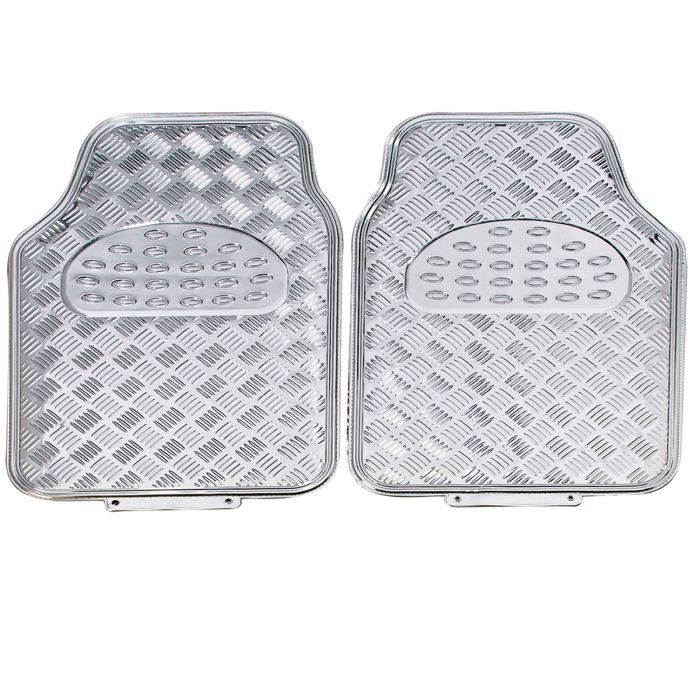 Tapis de sol de voiture style alu - set de 4