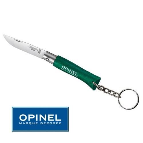 Couteau Opinel Porte-cle N° 4 Vert - Manche 6.5 cm