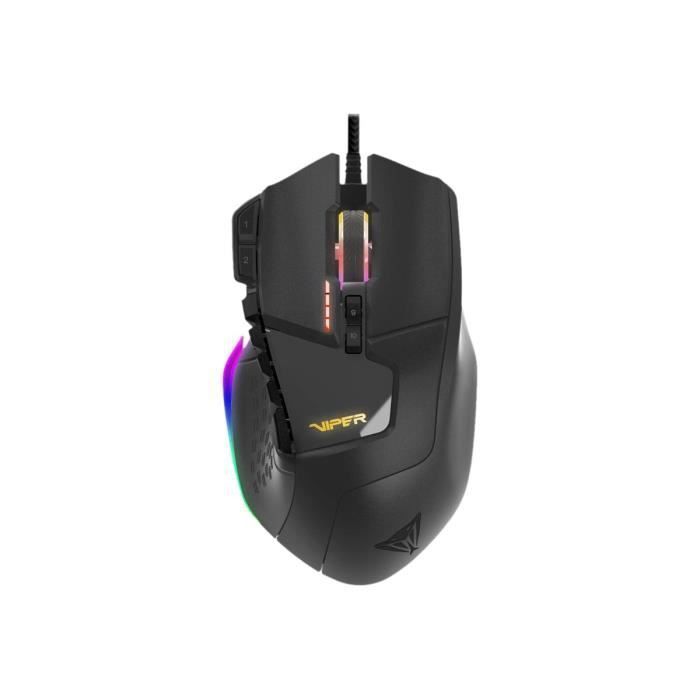 Patriot Viper V570 Blackout Edition souris laser 13 boutons filaire USB Pour la vente au détail