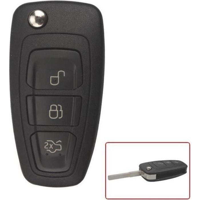 CLE PLIP FORD Fiest Focus Mondeo Kuga Max Galaxy LAME PLATE COQUE @Pro-Plip