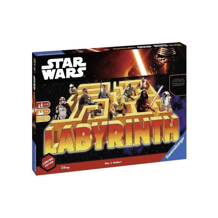 Labyrinthe Star Wars - Disney - Version francaise - Jeu de societe enfant 6 ans - Edition Limitee Et Collector