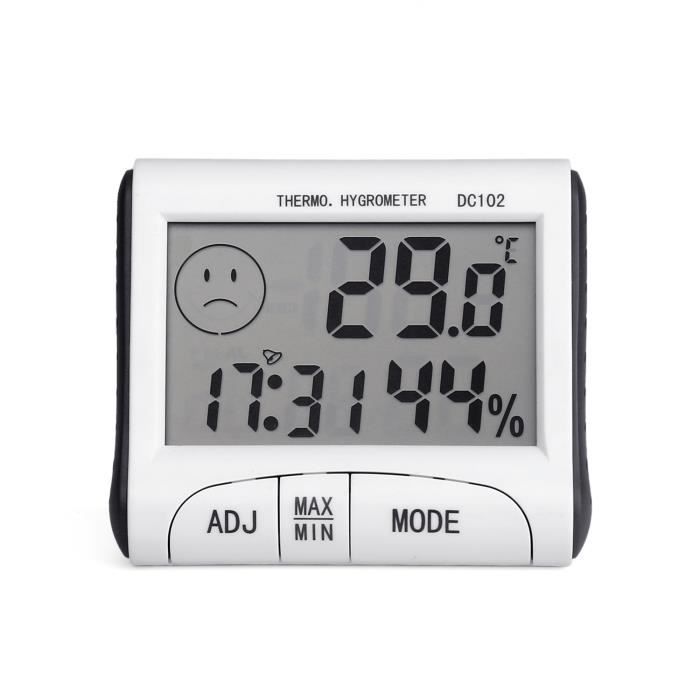 SAVFY Thermomètre et Hygromètre d'intérieur LCD Digital