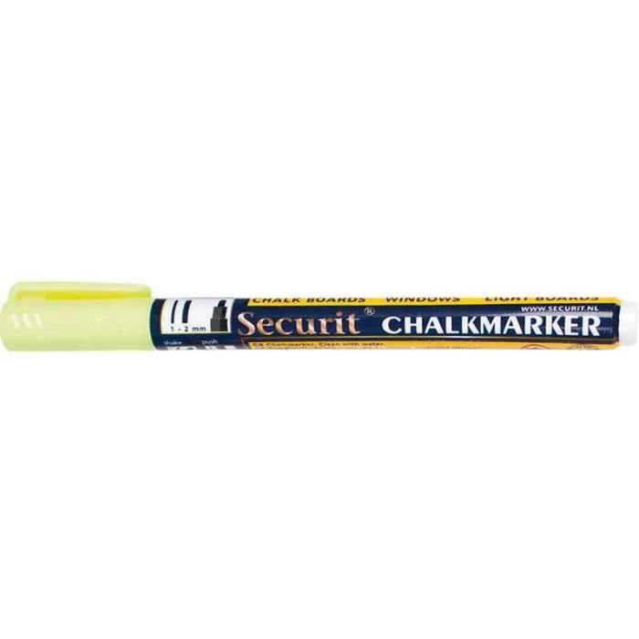 Marqueur Craie Liquide ORIGINAL SMALL Ogive 1 - 2 mm Jaune