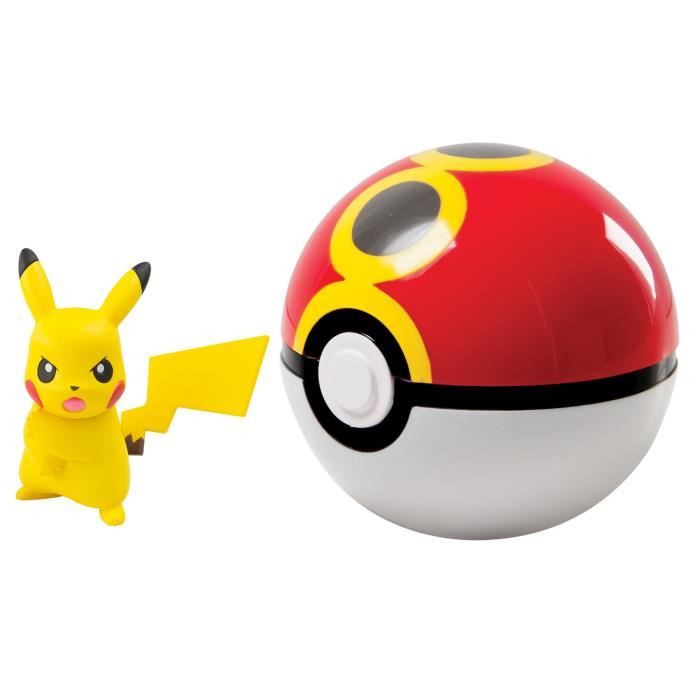 TOMY T19119 - Clip 'n' Carry Poké Ball - Coffret - Pikachu + Bis Ball