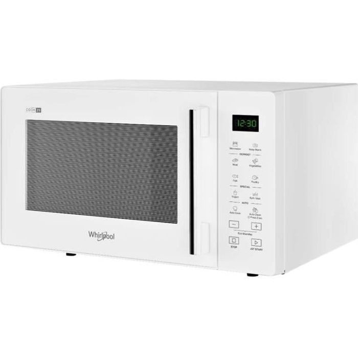 Whirlpool COOK 25 MWP251W Four micro-ondes monofonction pose libre 25 litres 900 Watt blanc