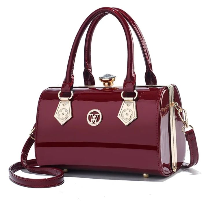 Sac à Main Bandoulière Rose En Cuir - Neuf Sans étiquette - Marque Générique