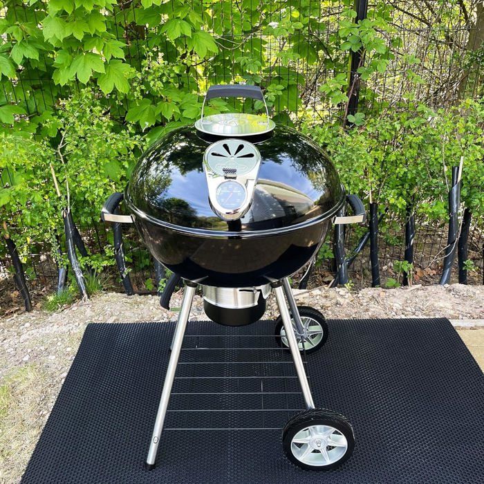 Kopinma Tapis Ignifuge Barbecue 120 X 100 Cm - Protection Sol Pour Gril Extérieur
