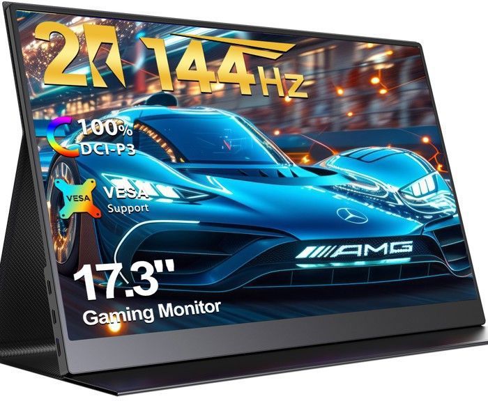 UPERFECT Moniteur de jeu portable 173 pouces 2560*1440 2K 144HZ pour ordinateurs portables/PC/Mac/PS4/Xbox