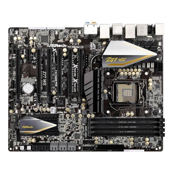 Carte mère ASRock Z77 WS Intel Z77 LGA 1155 4xDDR3 32GB ATX - Asrock