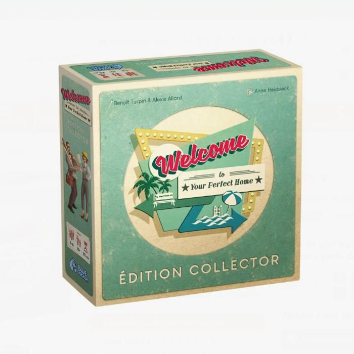 Jeu de société - Welcome Collector Edition - Flip & Write - 3 extensions - 35 cartes Objectif