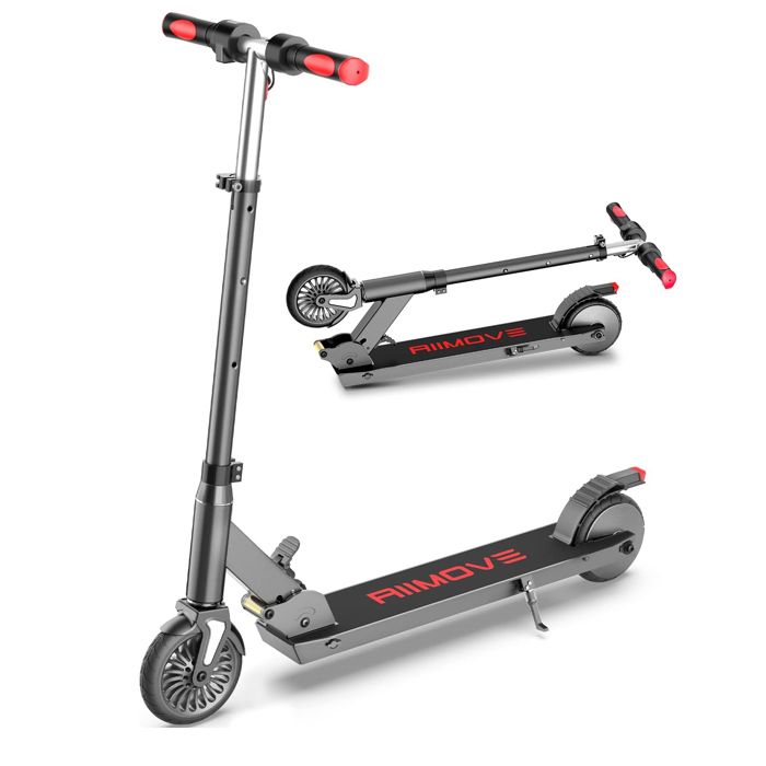 Trottinette Électrique Enfant RCB R12 Max – Vitesse Jusqu'à 18 Km/h, Autonomie 15 Km, Guidon Réglable | Pour 6-12 Ans, Pliable, Sécurisée
