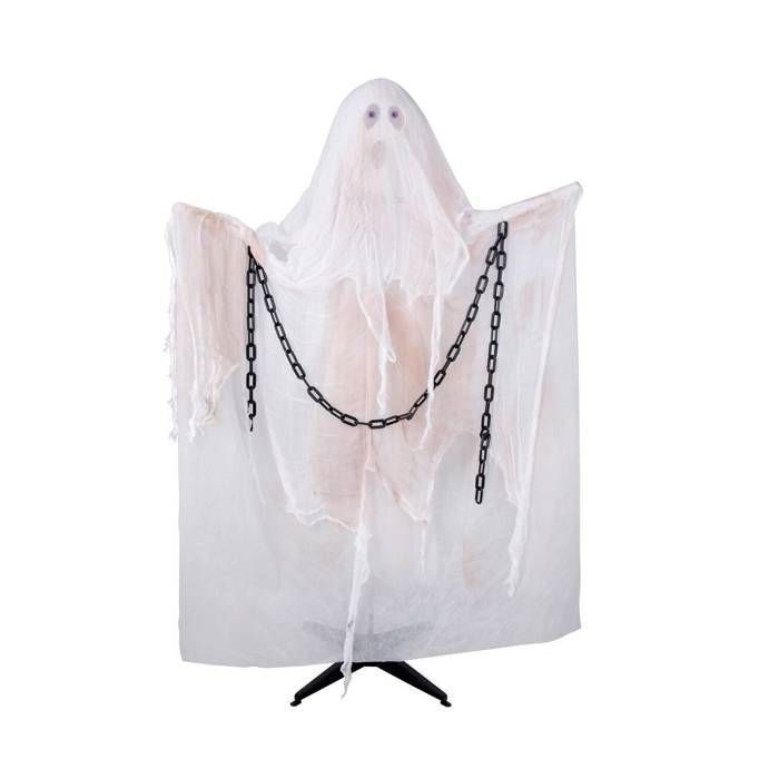 Automate Halloween Fantôme Géant 2,15 M – Animatronic Spectral Déguiz-Fêtes