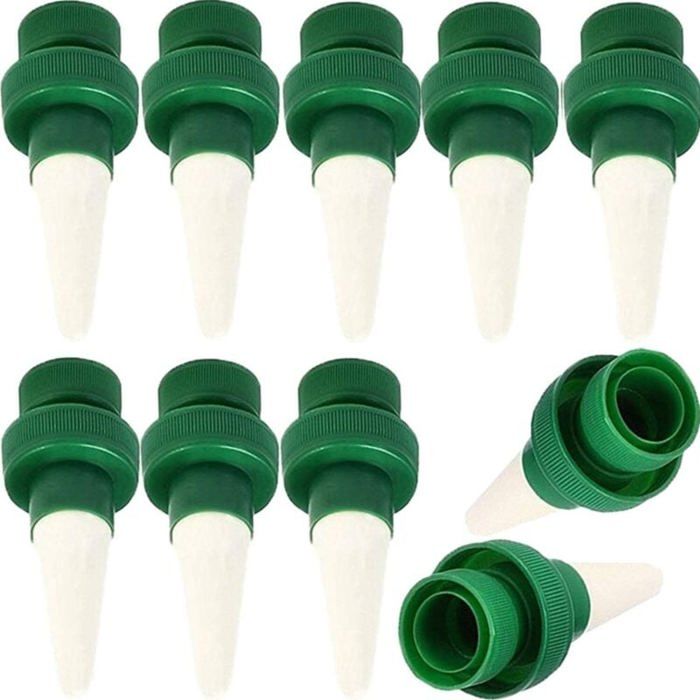 Abreuvoirs pour plantes - READ - Lot de 10 - Céramique - Arrosage automatique - Intérieur & extérieur