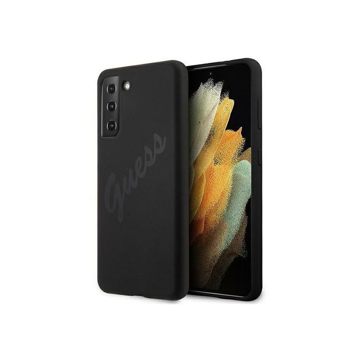 Guess Coque Rigide Pour Samsung Galaxy S21 Plus G996 Avec Motif Et Logo