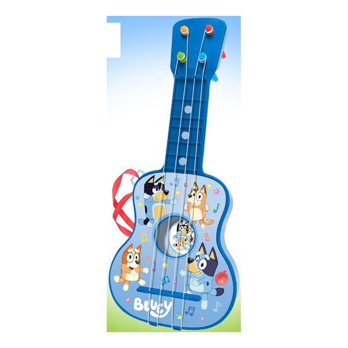 Guitare pour Enfant : Découvrez la CLAUDIO REIG Bluey 4 Cordes – Parfaite pour Débuter en S’Amusant (Étui Inclus !)