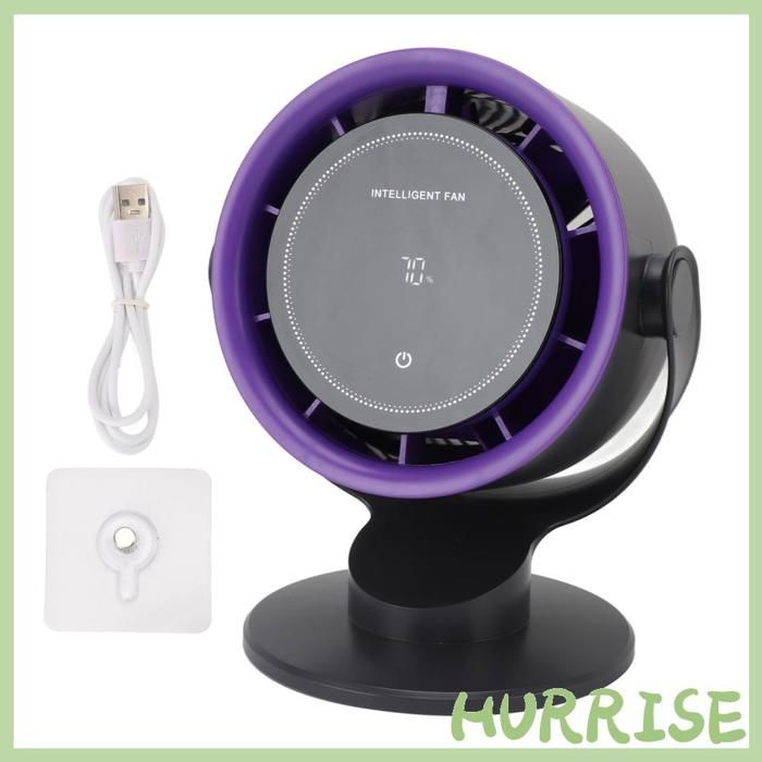 Garosa Ventilateur de bureau à piles Fan de Bureau Portable Silencieux Affichage Numérique Intelligent electromenager ventilateur - Garosa