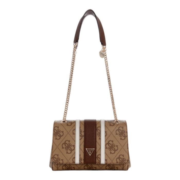 Sac à épaule - GUESS - HWSS9672210 Convertible Xbody Flap Bag - Beige - 100% polyuréthane - Rabat aimanté