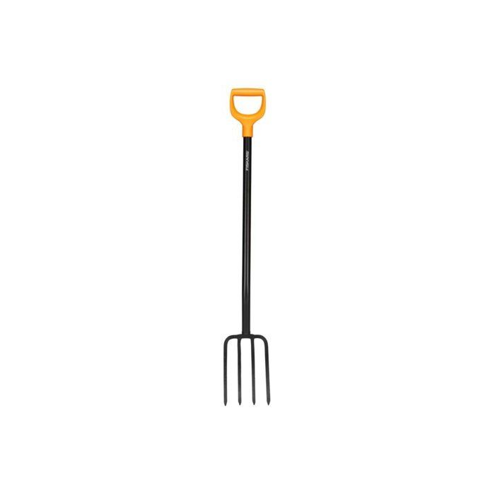 Fourche à creuser métallique - FISKARS - FS-1070673 - Solide - Ergonomique - Durable