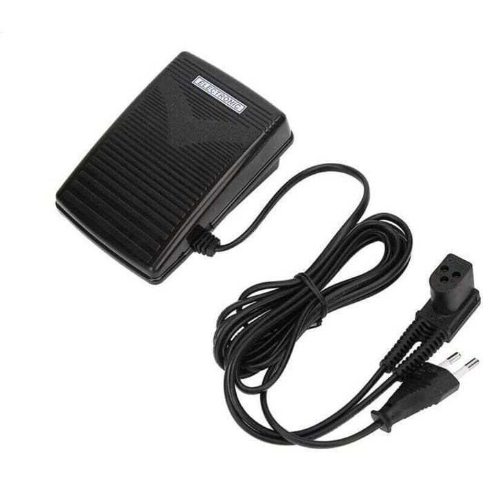 Pédale de commande pour machine à coudre - PZCC - Cordon dalimentation inclus - Compatible Singer 974 - Pzcc