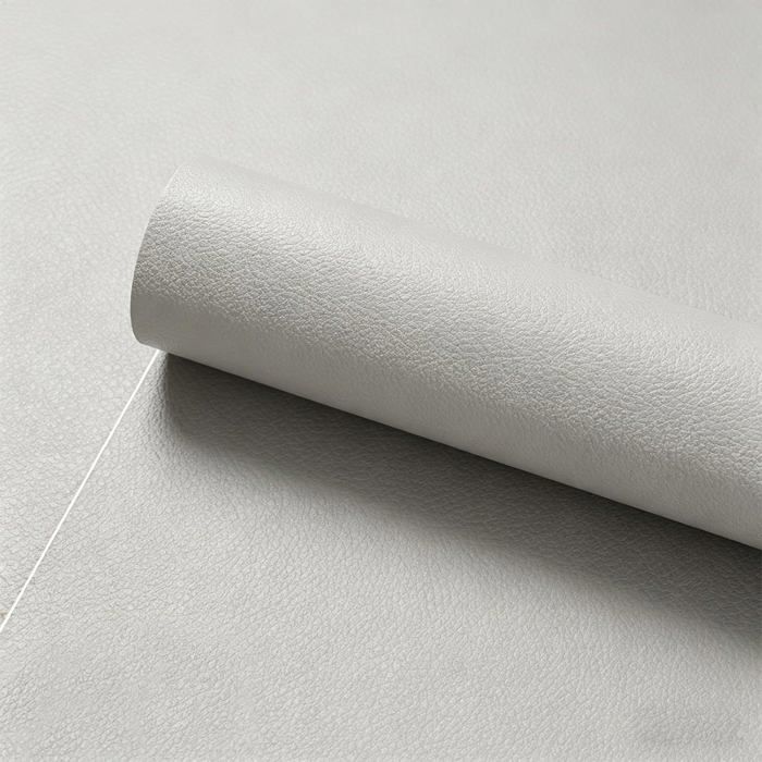 Patch Cuir Auto-adhésif 40x200cm Simili Cuir Autocollant Étanche - Réparation Canapé/Siège/Vestes/Artisanat Gris cla DECO COUTURE