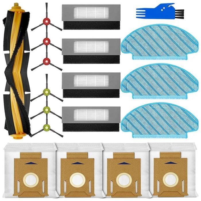 Lot De 5 Chiffons De Rechange Pour Robot Aspirateur Deebot Ozmo 920/950 - Tissu Doux Bleu, Nettoie Sans Rayer - Améliore La Performance De Nettoyage - 2