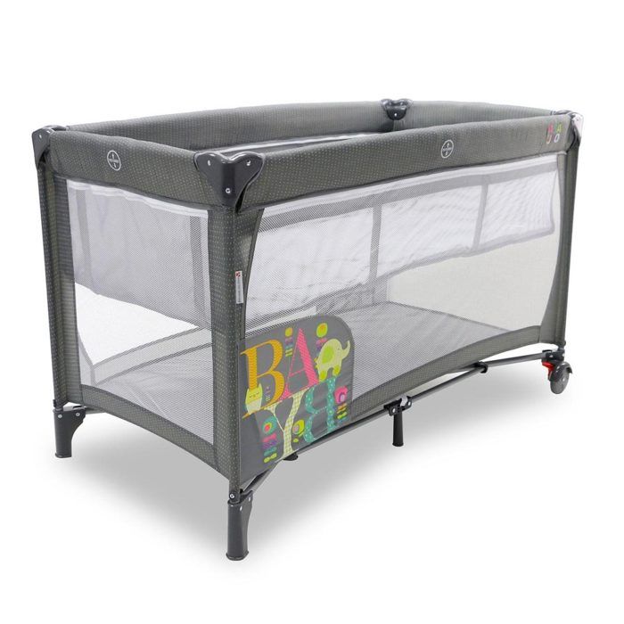 Lit parapluie parc de voyage cheer little explorer gris de Joie sur