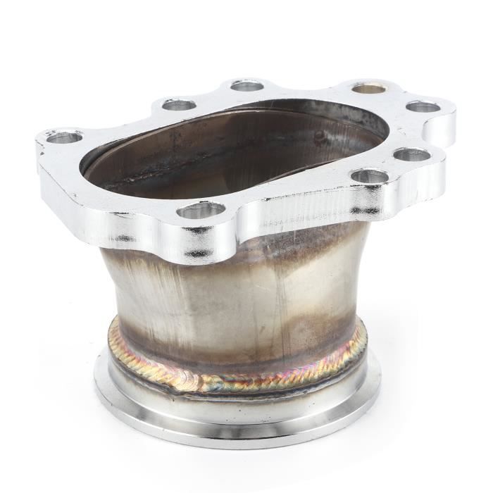 Bride Turbo T25/T28/GT25/GT28 – Adaptateur 8 Boulons 7,6 Cm Anti-Fuite, Alliage Robuste, Montage Parfait