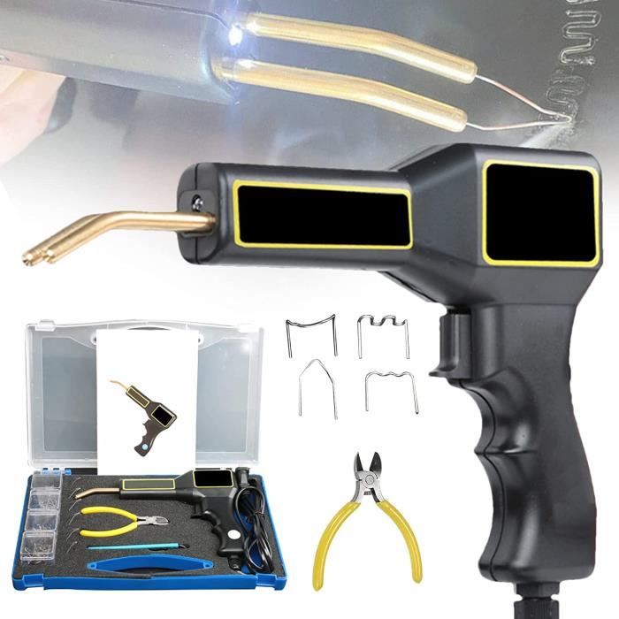 Kit Reparation Plastique, 50W Pistolet à Souder Plastique de Pare-chocs de  Voiture Réparation Kit Avec Lumière Led Hot Stapler A233 - Cdiscount  Bricolage